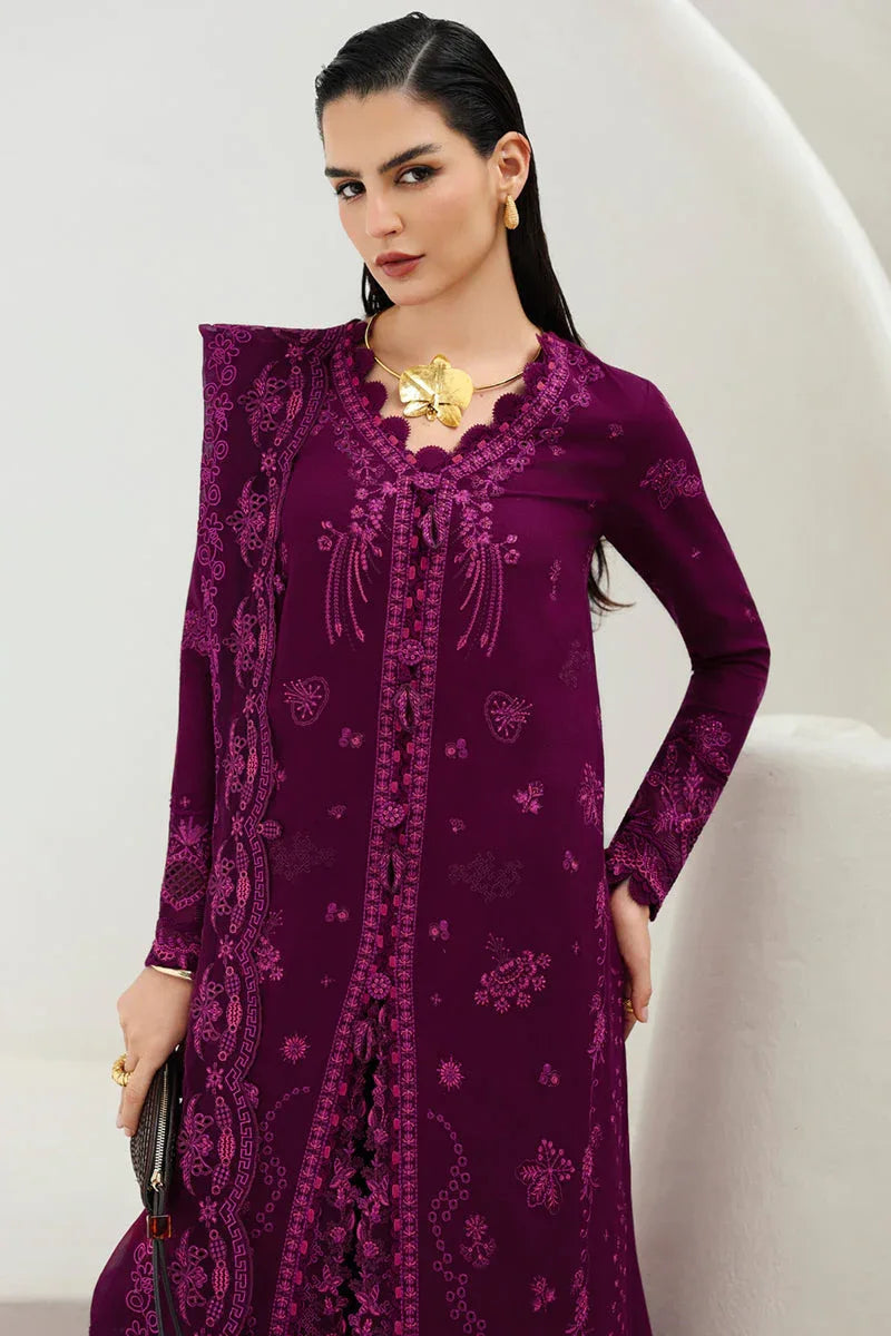 Qalamkar | Q Linen 25 | KL-01 VEYRAH - Aqsa Fabrics