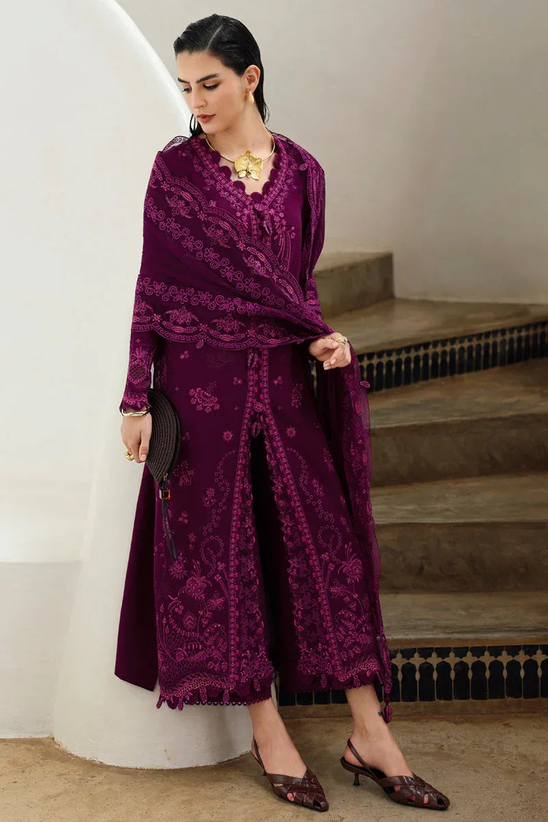 Qalamkar | Q Linen 25 | KL-01 VEYRAH - Aqsa Fabrics