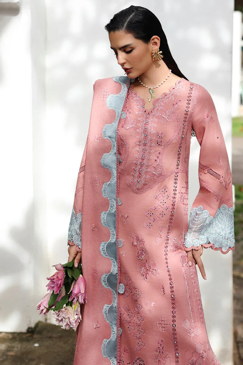 Qalamkar | Q Linen 25 | KL-10 FAYE - Aqsa Fabrics