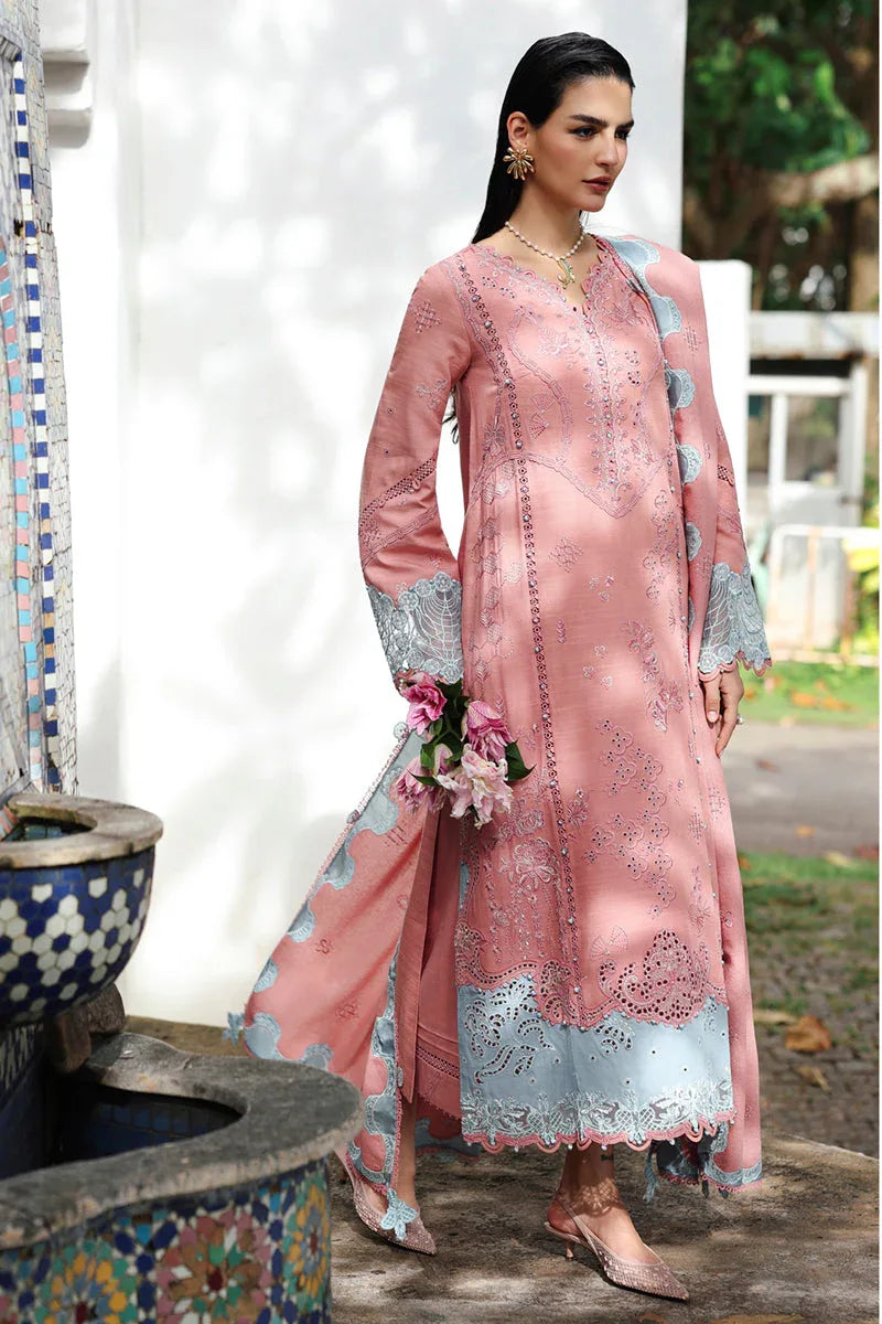 Qalamkar | Q Linen 25 | KL-10 FAYE - Aqsa Fabrics
