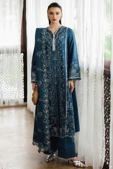 Qalamkar | Q Linen 25 | KL-05 LUSH - Aqsa Fabrics