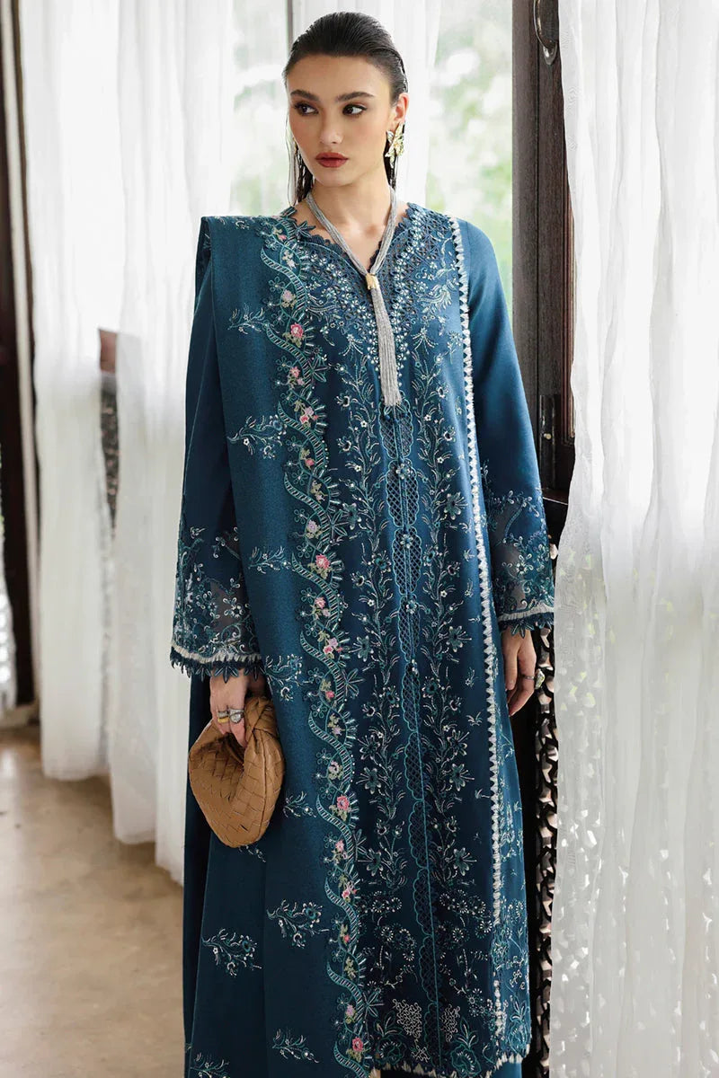 Qalamkar | Q Linen 25 | KL-05 LUSH - Aqsa Fabrics