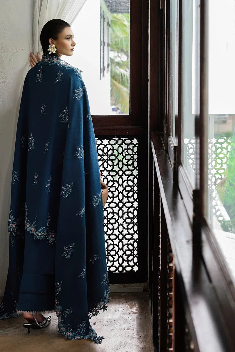 Qalamkar | Q Linen 25 | KL-05 LUSH - Aqsa Fabrics