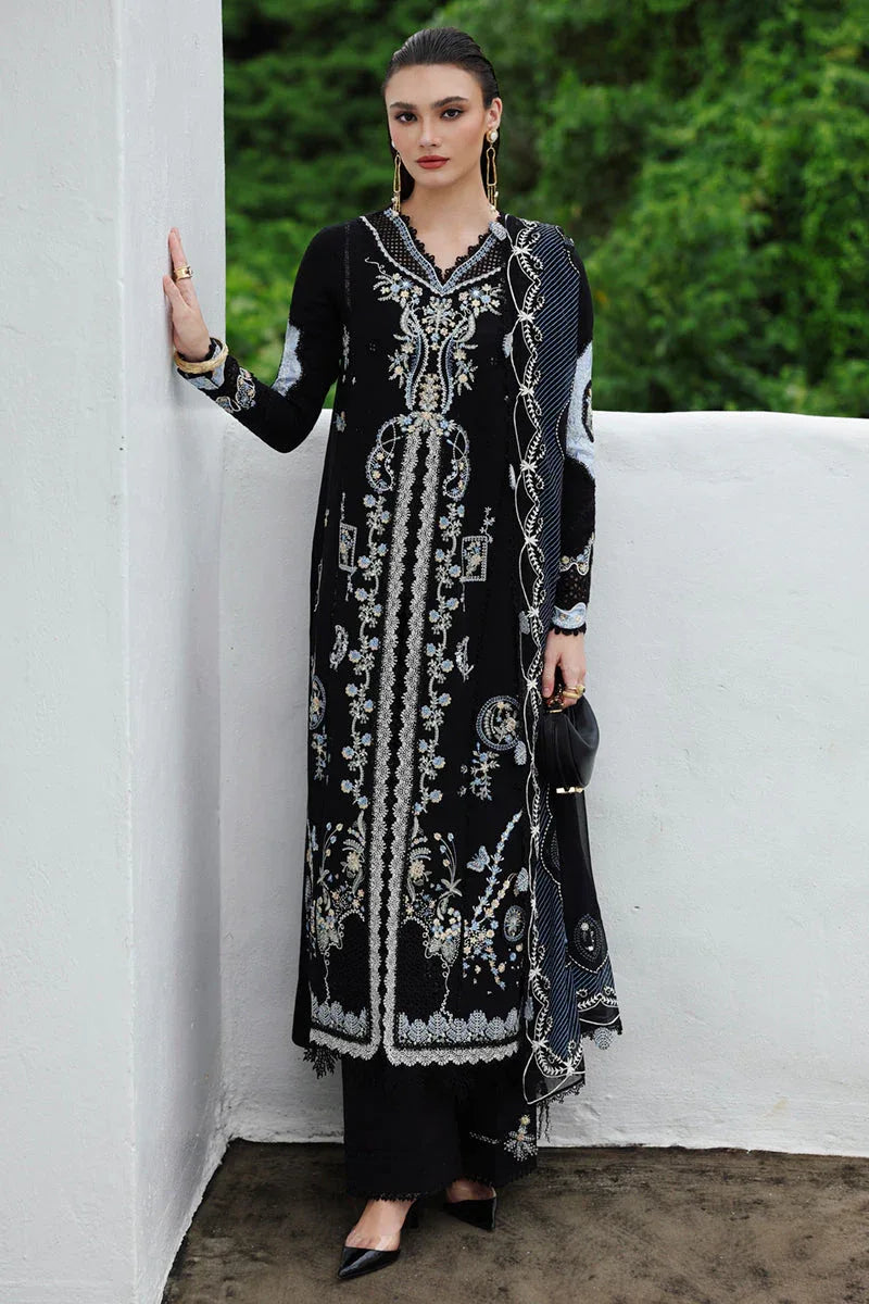 Qalamkar | Q Linen 25 | KL-09 ZYRA - Aqsa Fabrics