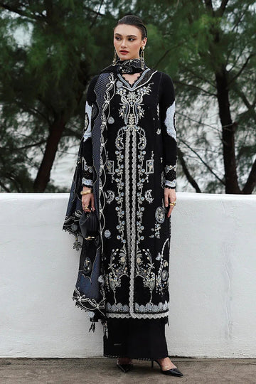 Qalamkar | Q Linen 25 | KL-09 ZYRA - Aqsa Fabrics
