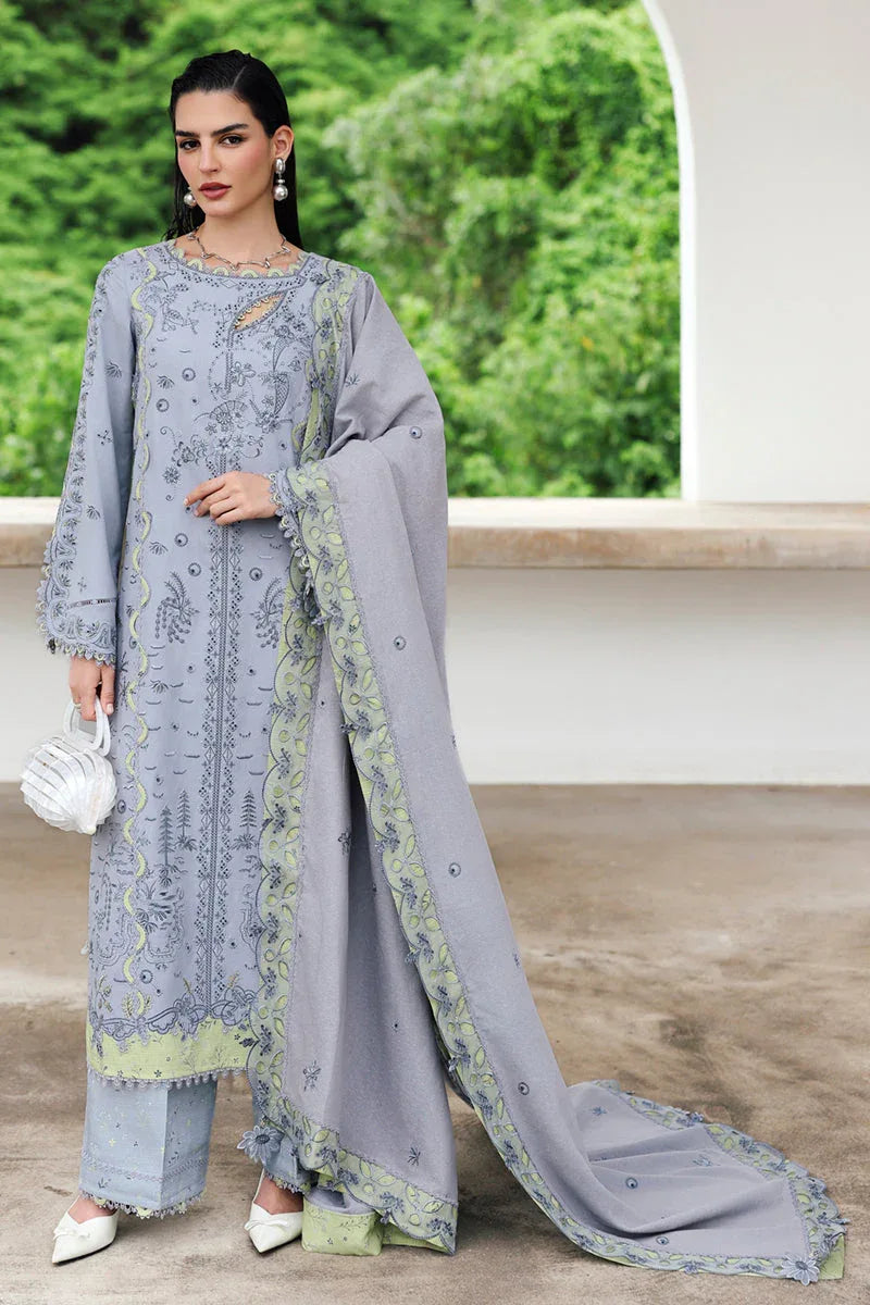 Qalamkar | Q Linen 25 | KL-13 SAAHIL - Aqsa Fabrics
