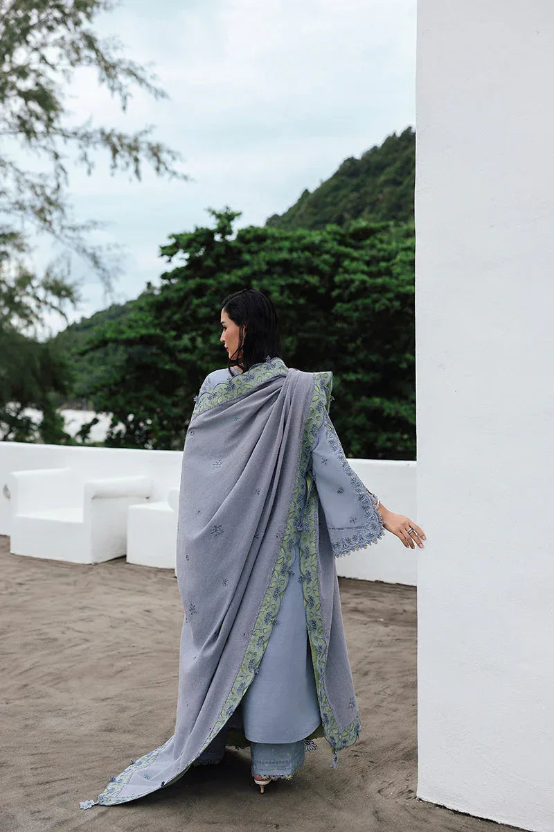 Qalamkar | Q Linen 25 | KL-13 SAAHIL - Aqsa Fabrics