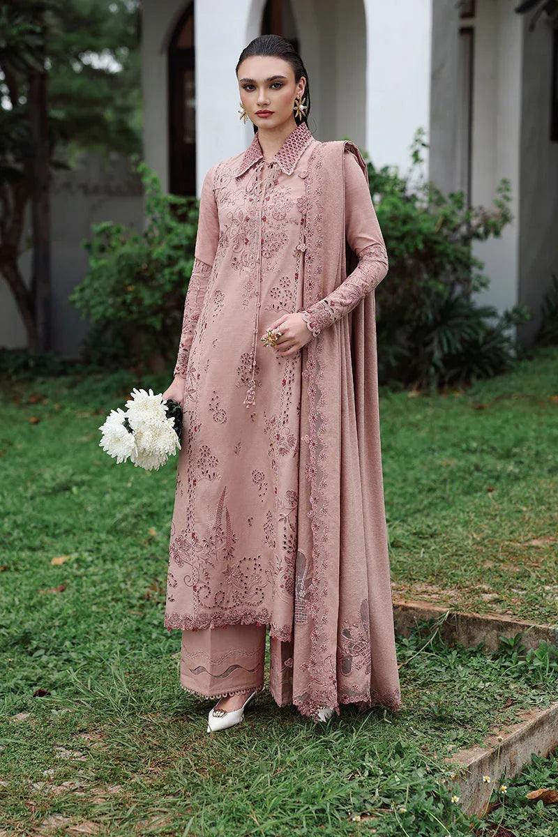 Qalamkar | Q Linen 25 | KL-08 VEIL - Aqsa Fabrics