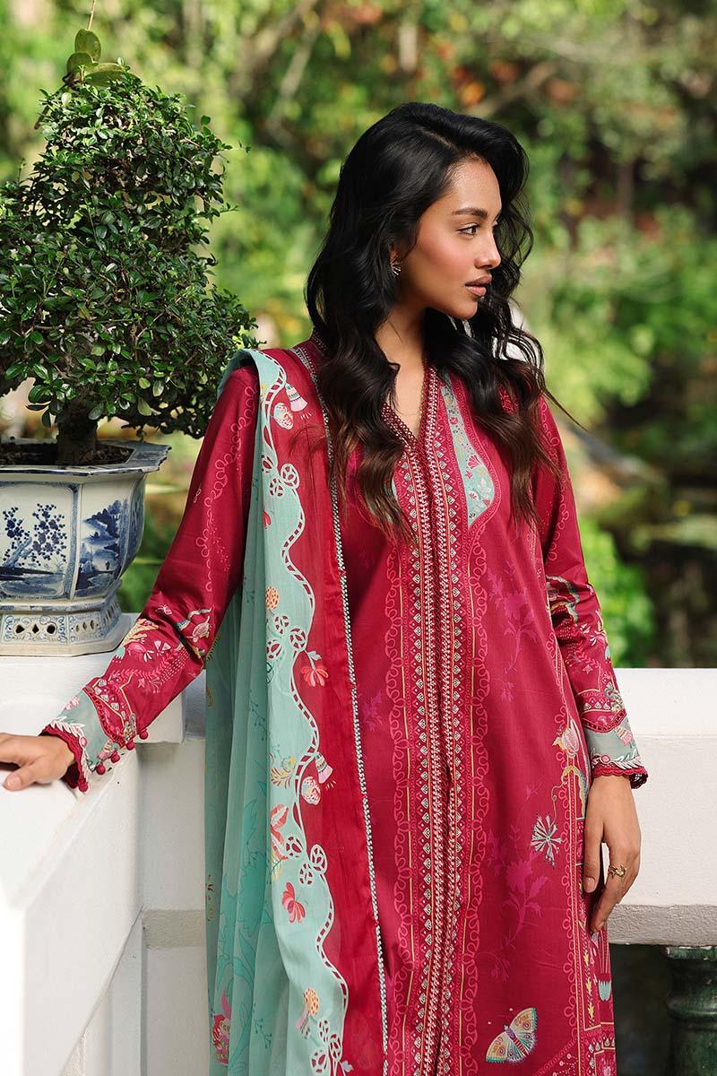 Qalamkar | Q Prints 26 | AX - 05 (A) BRIE - Aqsa Fabrics