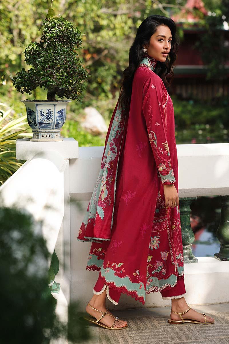 Qalamkar | Q Prints 26 | AX - 05 (A) BRIE - Aqsa Fabrics