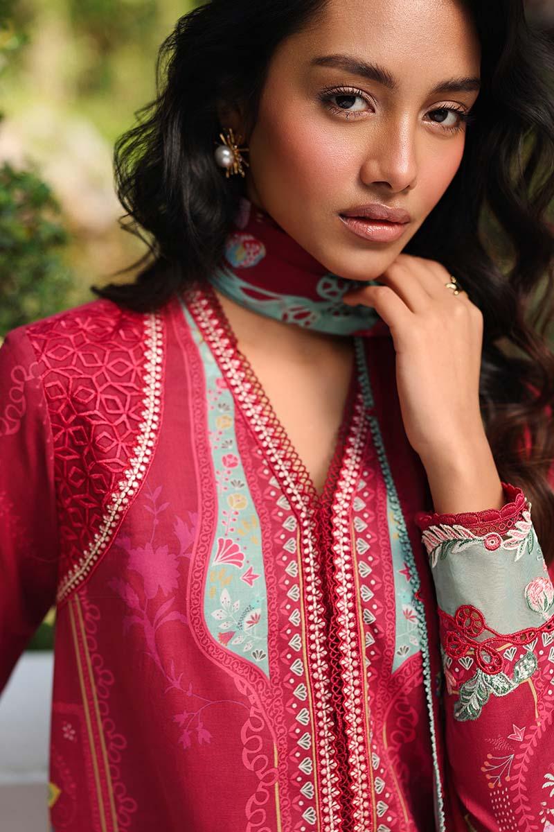 Qalamkar | Q Prints 26 | AX - 05 (A) BRIE - Aqsa Fabrics