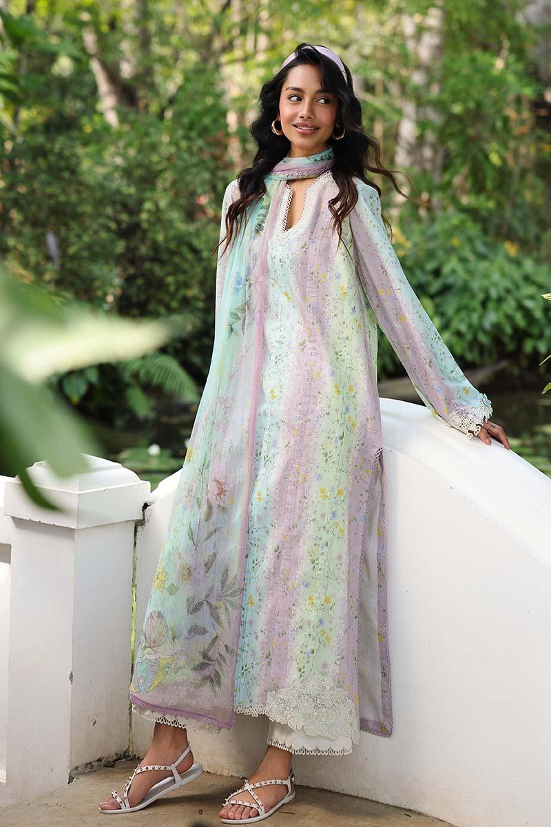 Qalamkar | Q Prints 26 | AX-07 (A) XEINA - Aqsa Fabrics