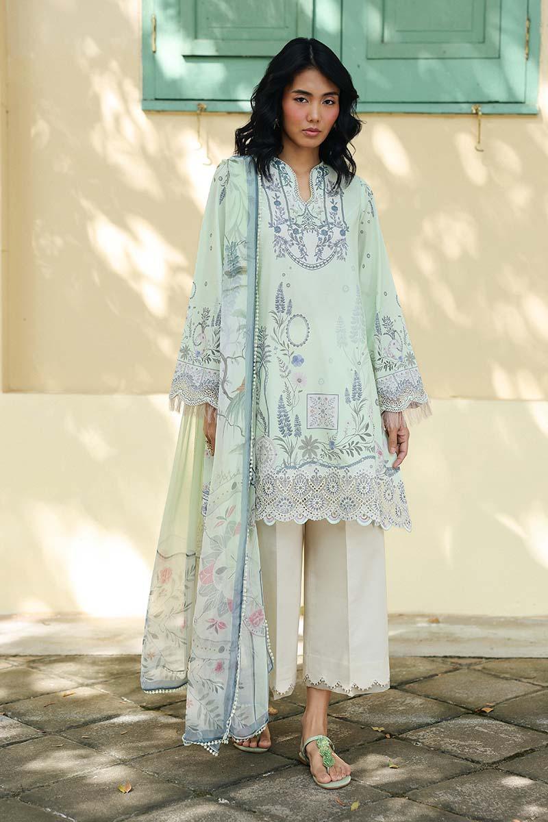 Qalamkar | Q Prints 26 | AX-04 (B) ASHA - Aqsa Fabrics