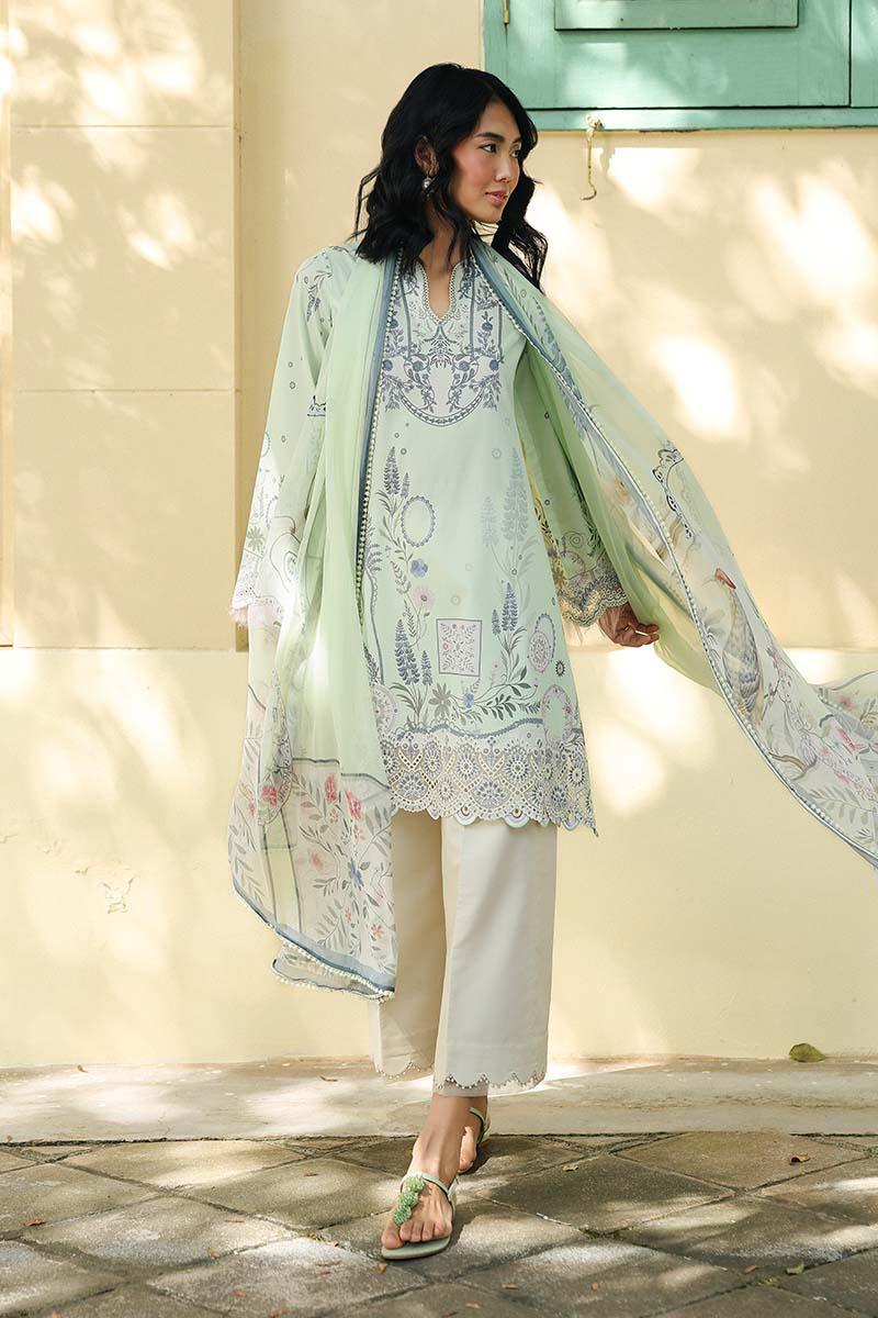 Qalamkar | Q Prints 26 | AX-04 (B) ASHA - Aqsa Fabrics