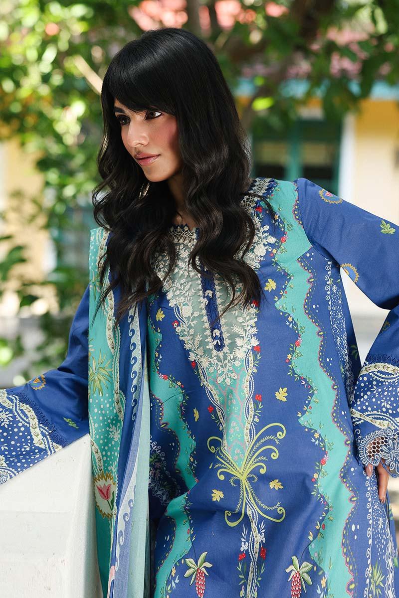 Qalamkar | Q Prints 26 | AX-10 (B) VIONA - Aqsa Fabrics