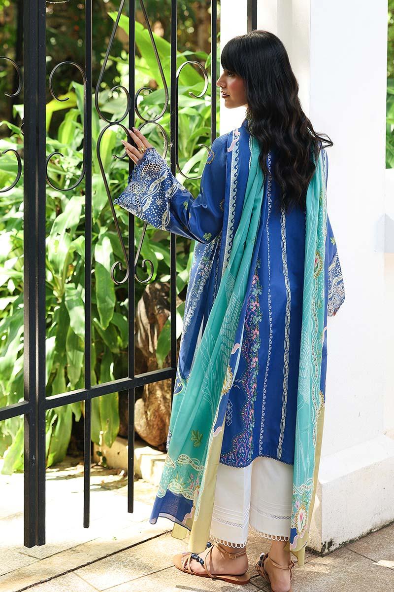 Qalamkar | Q Prints 26 | AX-10 (B) VIONA - Aqsa Fabrics