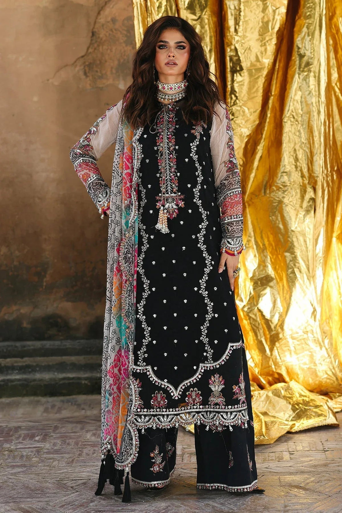 Charizma | Vasal Chiffon 25 | VSL25-24 C - Aqsa Fabrics