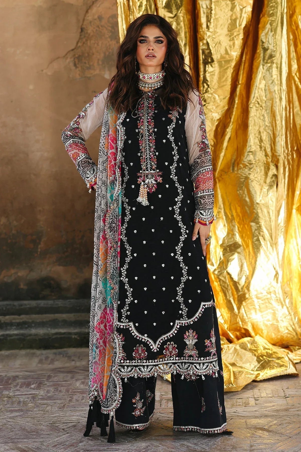 Charizma | Vasal Chiffon 25 | VSL25-24 C - Aqsa Fabrics