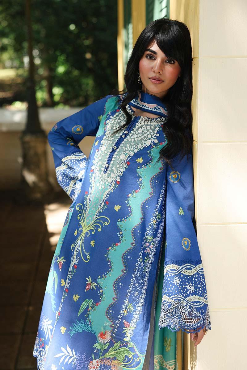Qalamkar | Q Prints 26 | AX-10 (B) VIONA - Aqsa Fabrics