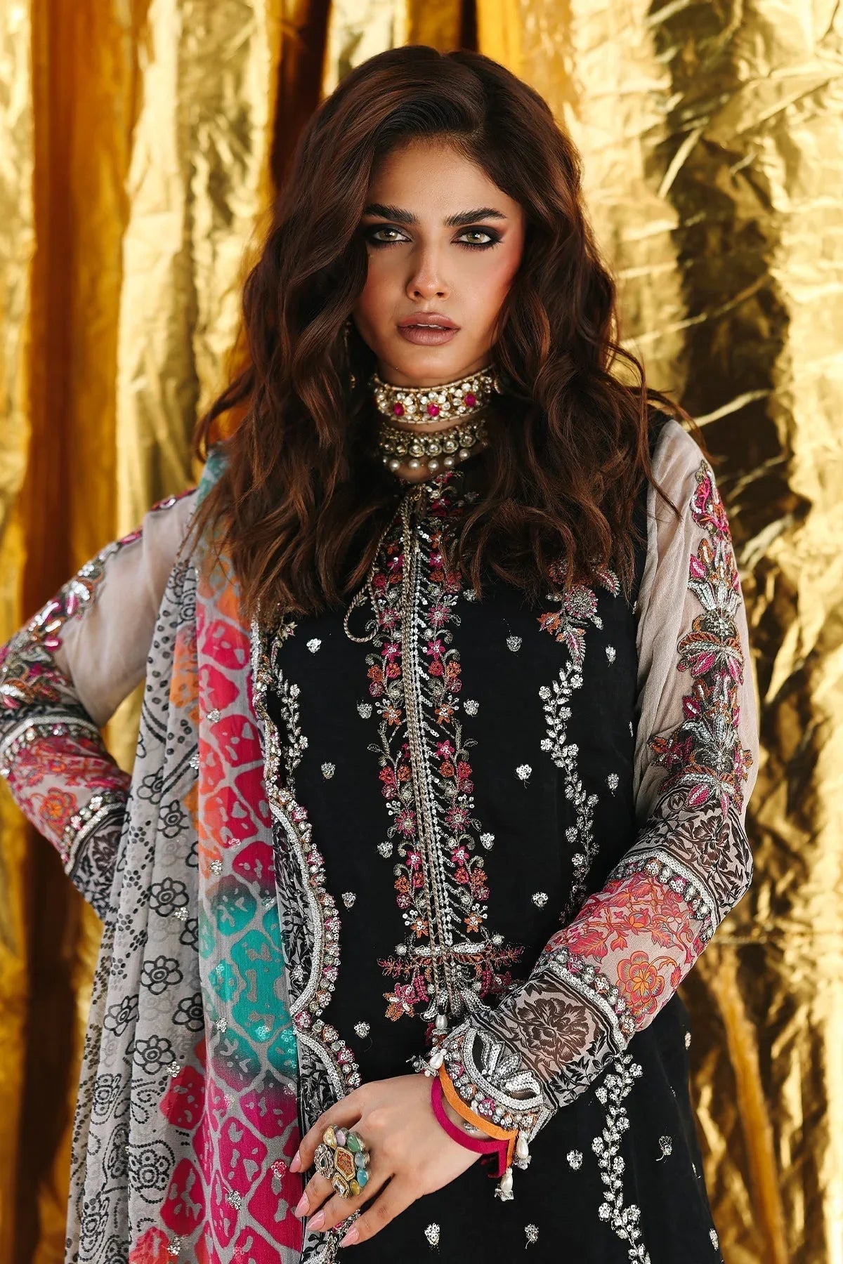 Charizma | Vasal Chiffon 25 | VSL25-24 C - Aqsa Fabrics