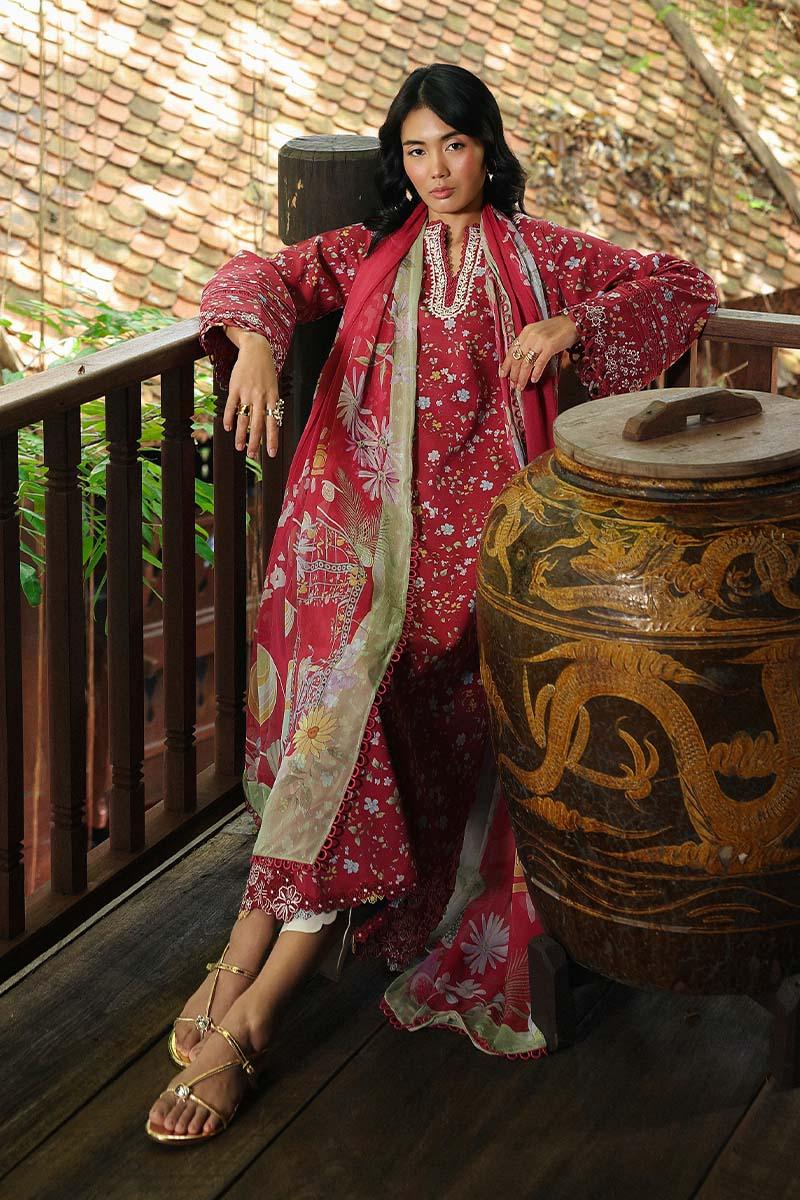 Qalamkar | Q Prints 26 | AX-07 (B) LENA - Aqsa Fabrics