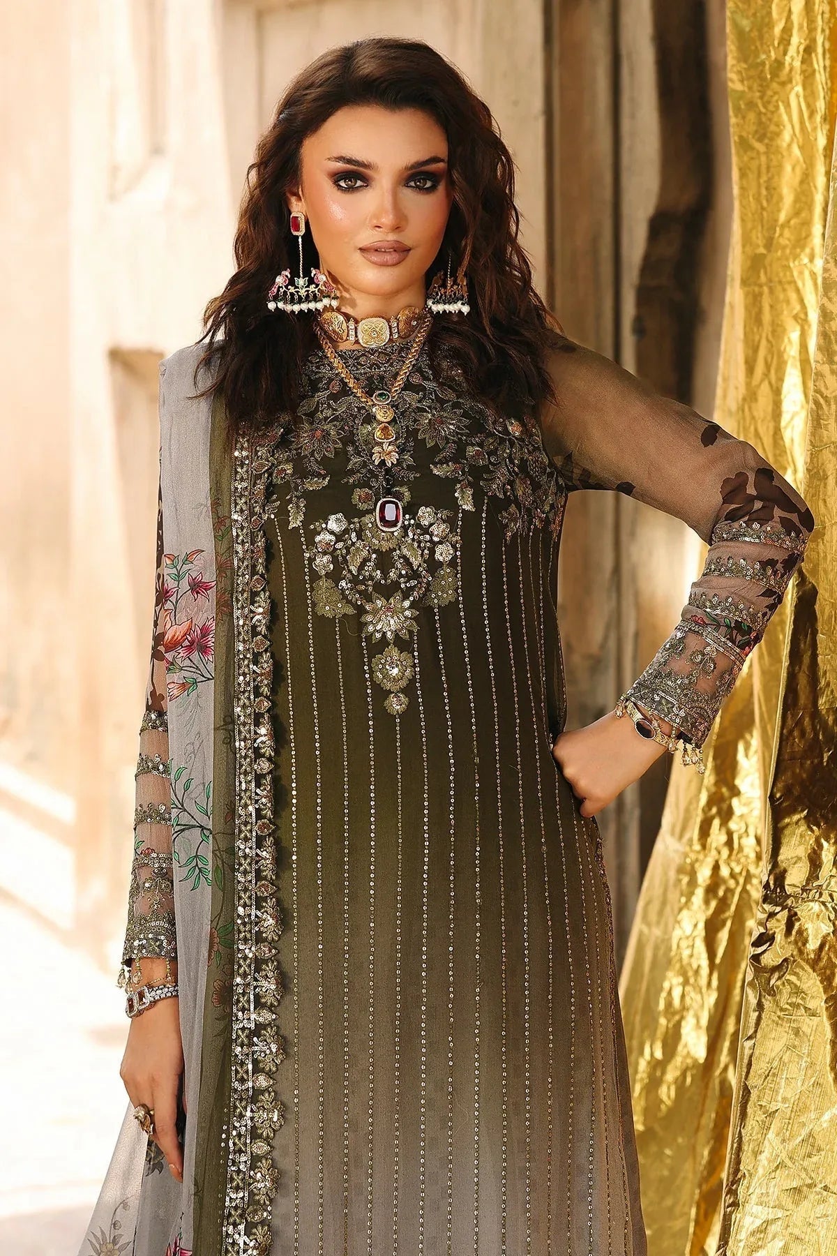Charizma | Vasal Chiffon | VSL25-31 - Aqsa Fabrics