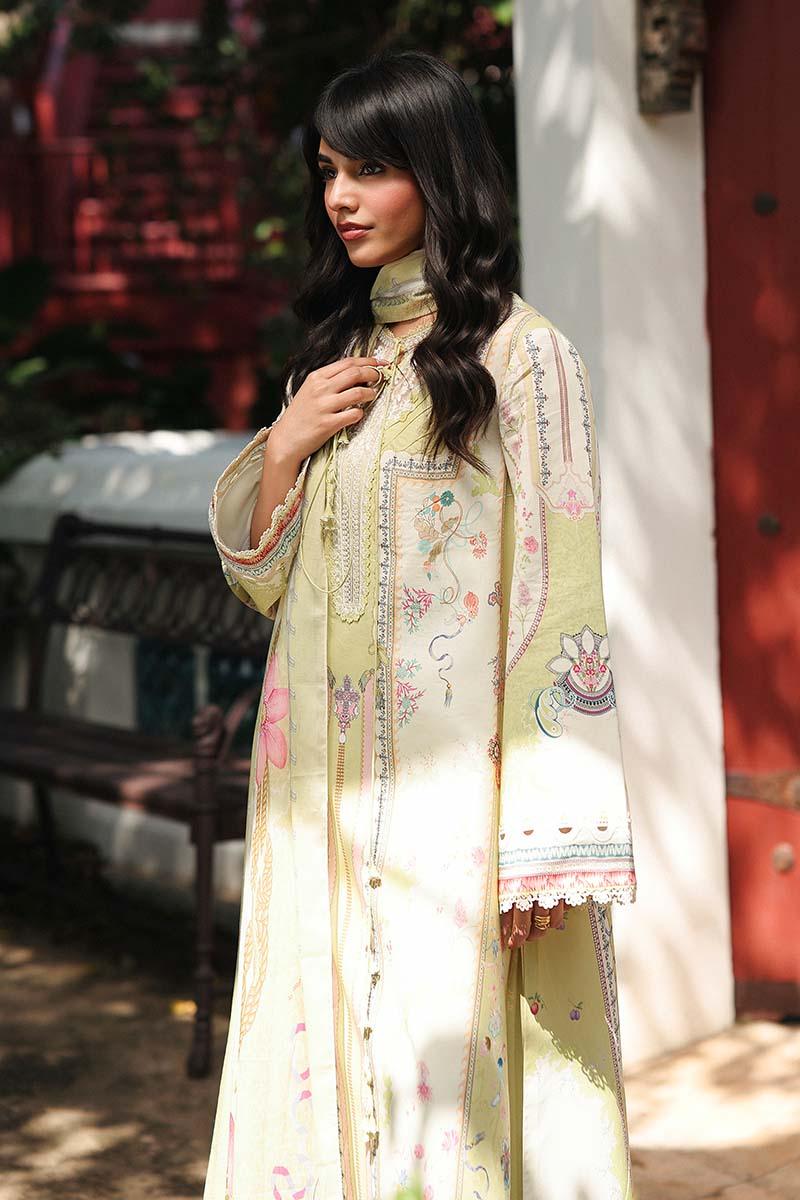Qalamkar | Q Prints 26 | AX-06 (B) VAILA - Aqsa Fabrics