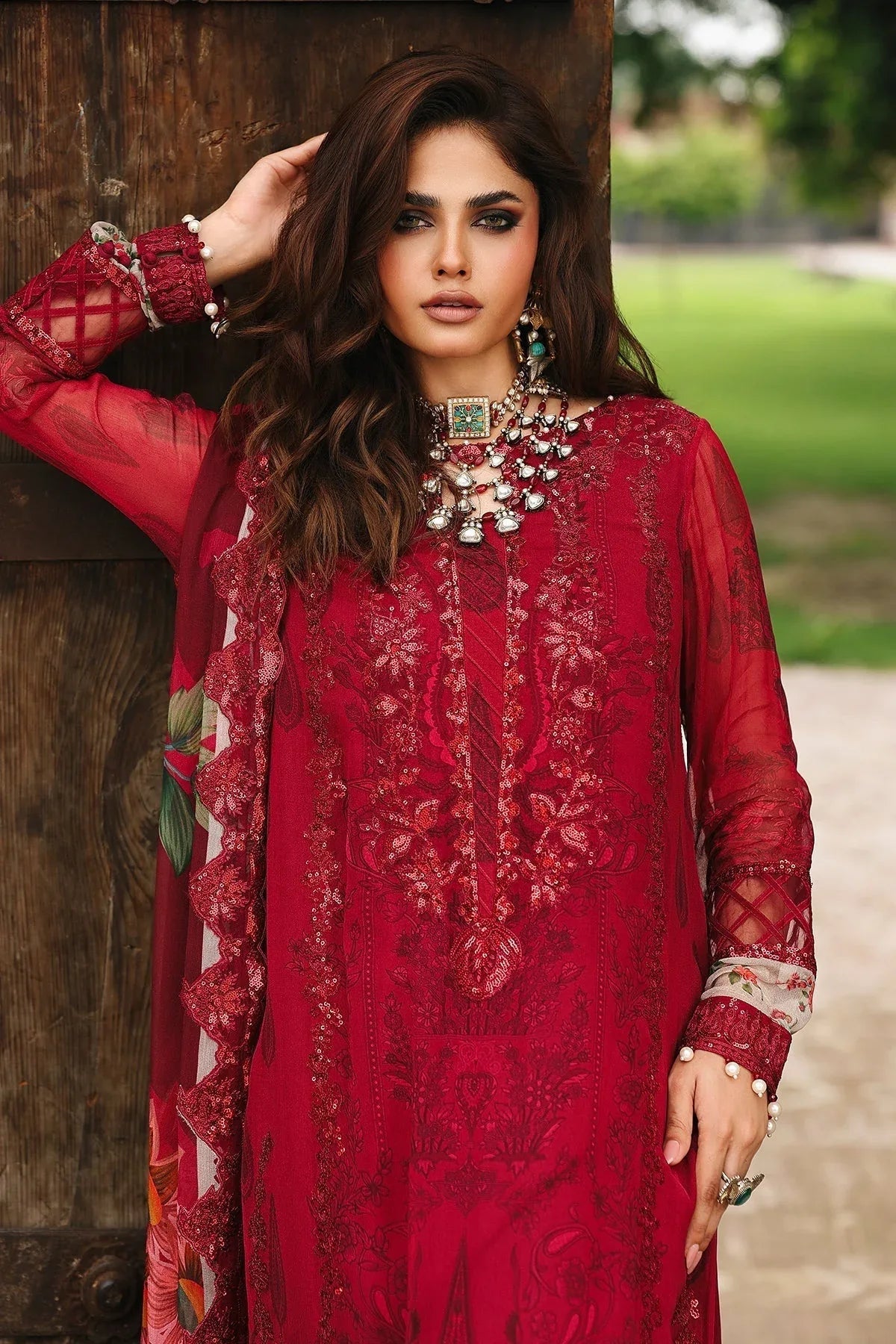 Charizma | Vasal Chiffon 25 | VSL25-25 G - Aqsa Fabrics