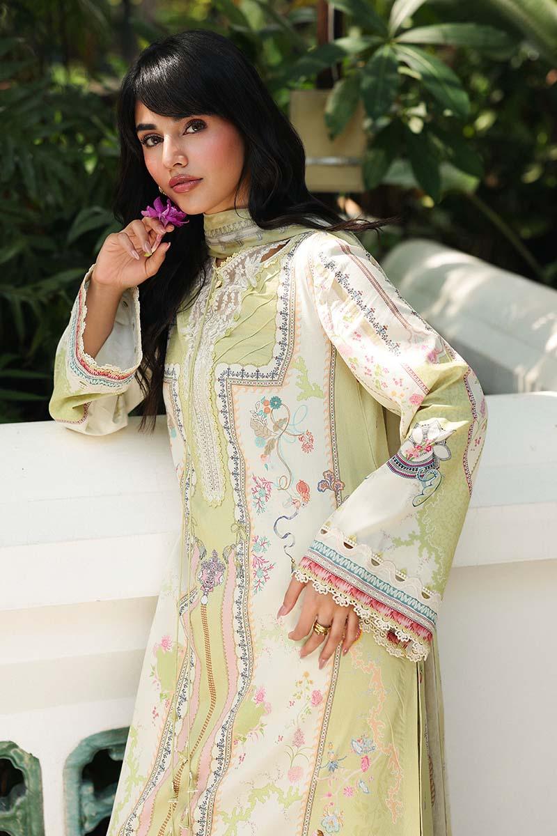 Qalamkar | Q Prints 26 | AX-06 (B) VAILA - Aqsa Fabrics