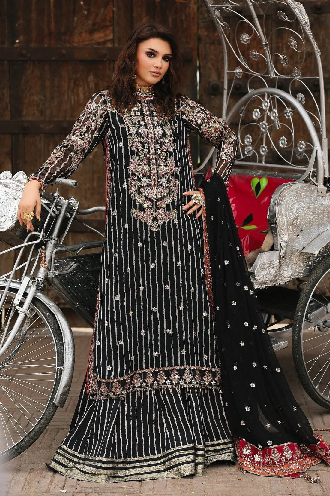 Charizma | Vasal Chiffon 25 | VSL25-26 F - Aqsa Fabrics