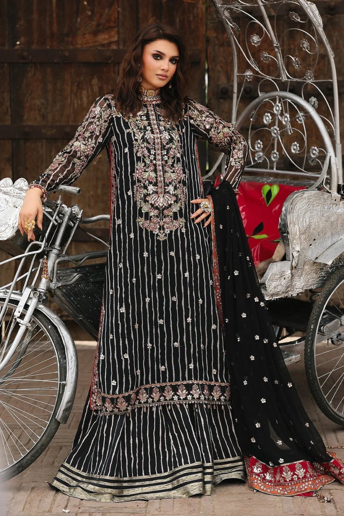 Charizma | Vasal Chiffon 25 | VSL25-26 F - Aqsa Fabrics