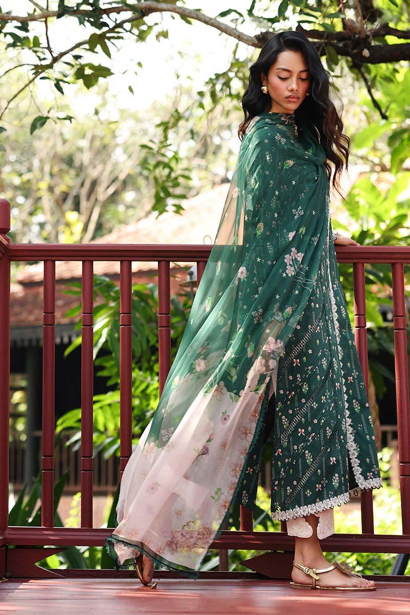 Qalamkar | Q Prints 26 | AX-09 (B) GREER - Aqsa Fabrics