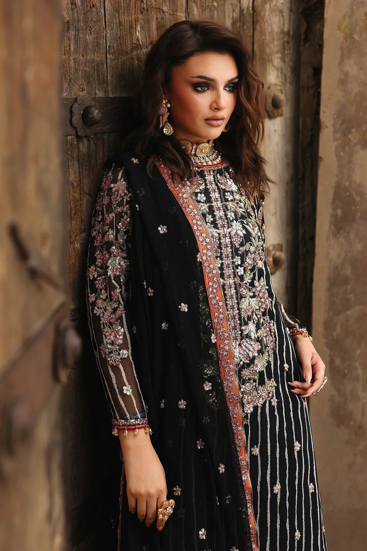 Charizma | Vasal Chiffon 25 | VSL25-26 F - Aqsa Fabrics