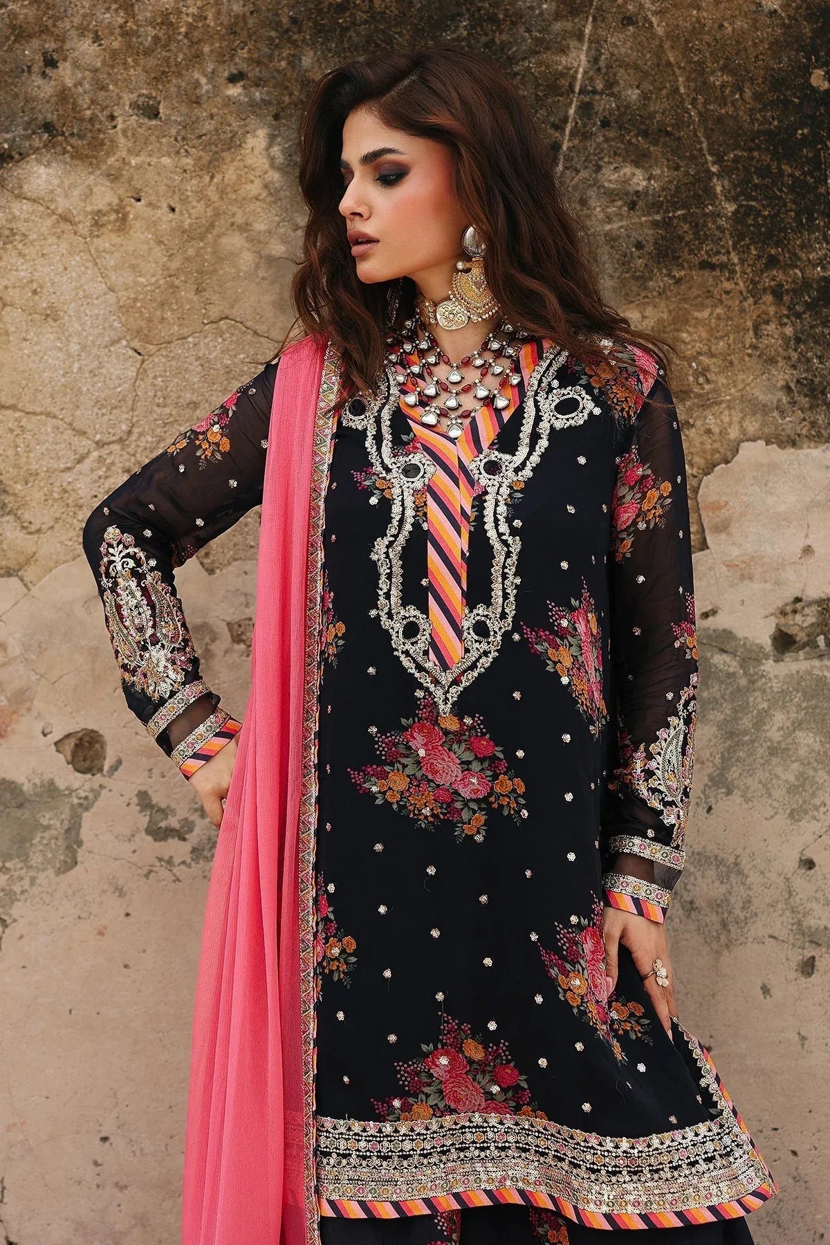 Charizma | Vasal Chiffon 25 | VSL25-29 B - Aqsa Fabrics