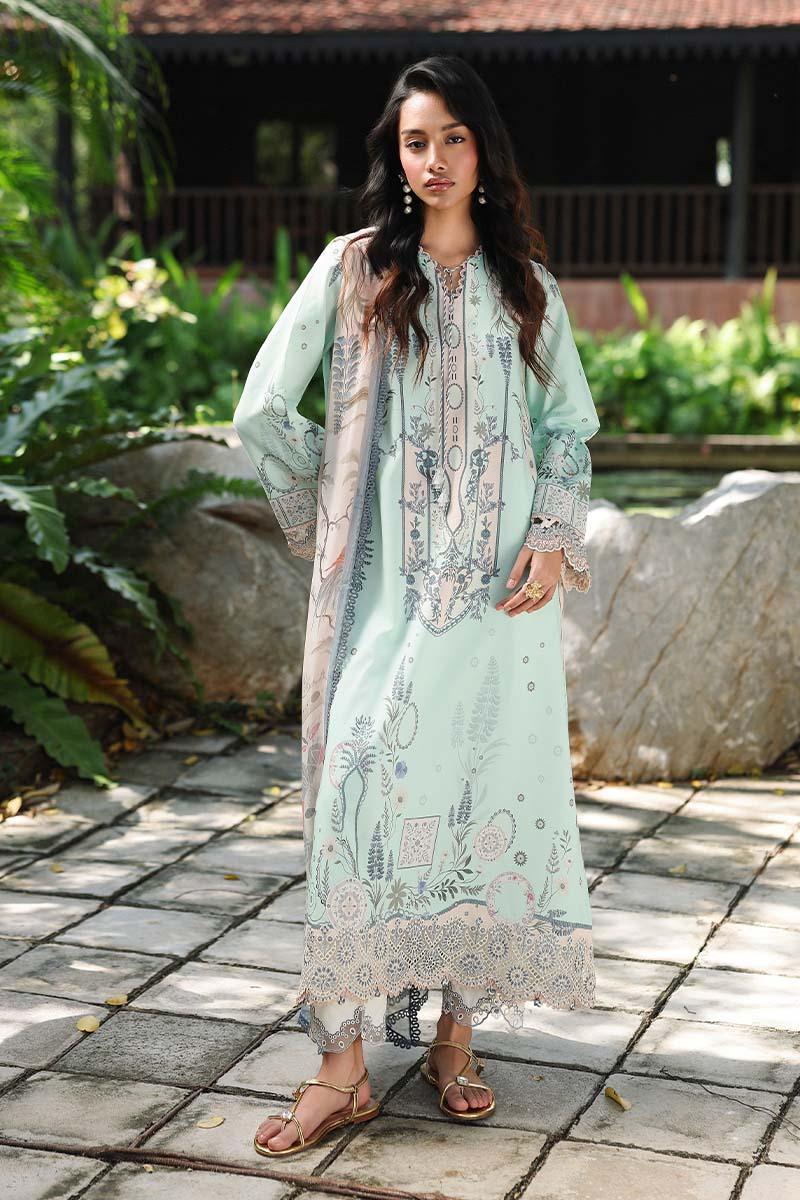 Qalamkar | Q Prints 26 | AX-04 (A) SLONA - Aqsa Fabrics