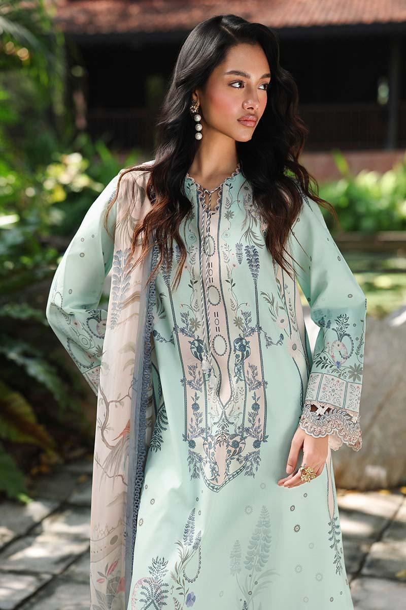 Qalamkar | Q Prints 26 | AX-04 (A) SLONA - Aqsa Fabrics