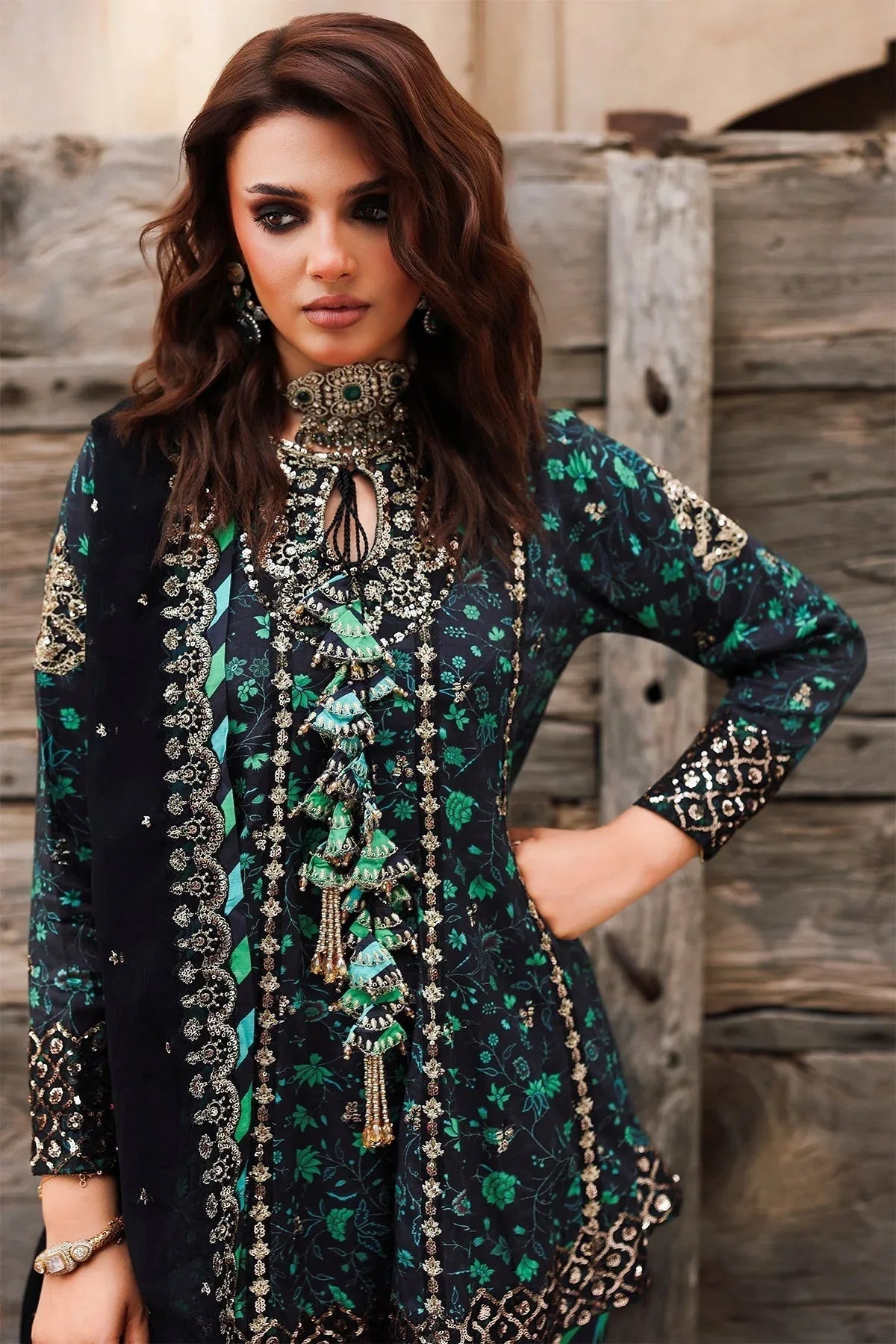 Charizma | Festive Pret | CMA-5-032 G - Aqsa Fabrics