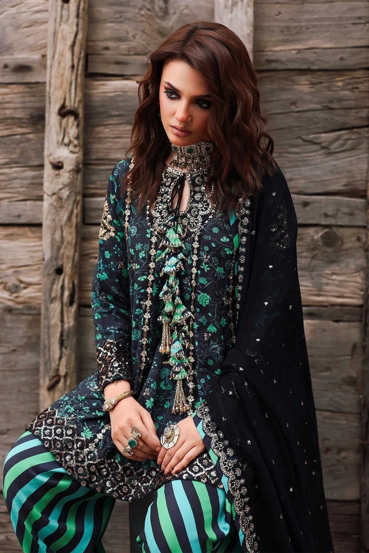 Charizma | Festive Pret | CMA-5-032 G - Aqsa Fabrics