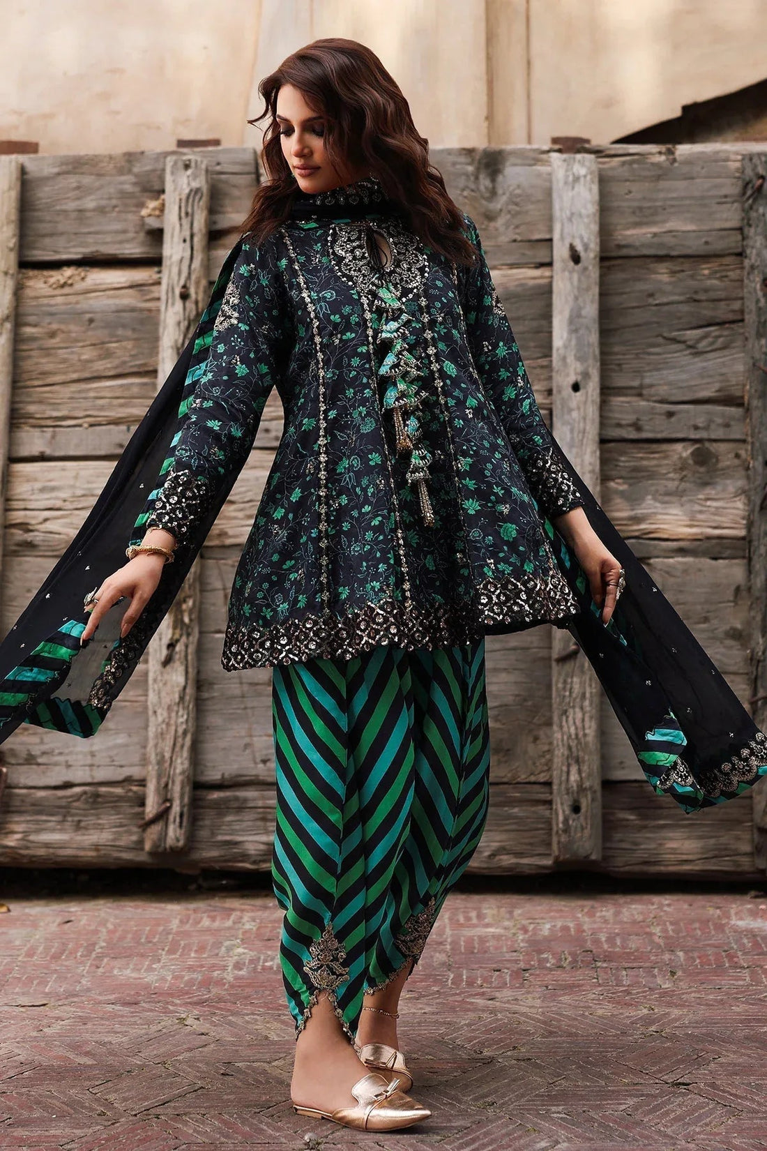 Charizma | Festive Pret | CMA-5-032 G - Aqsa Fabrics