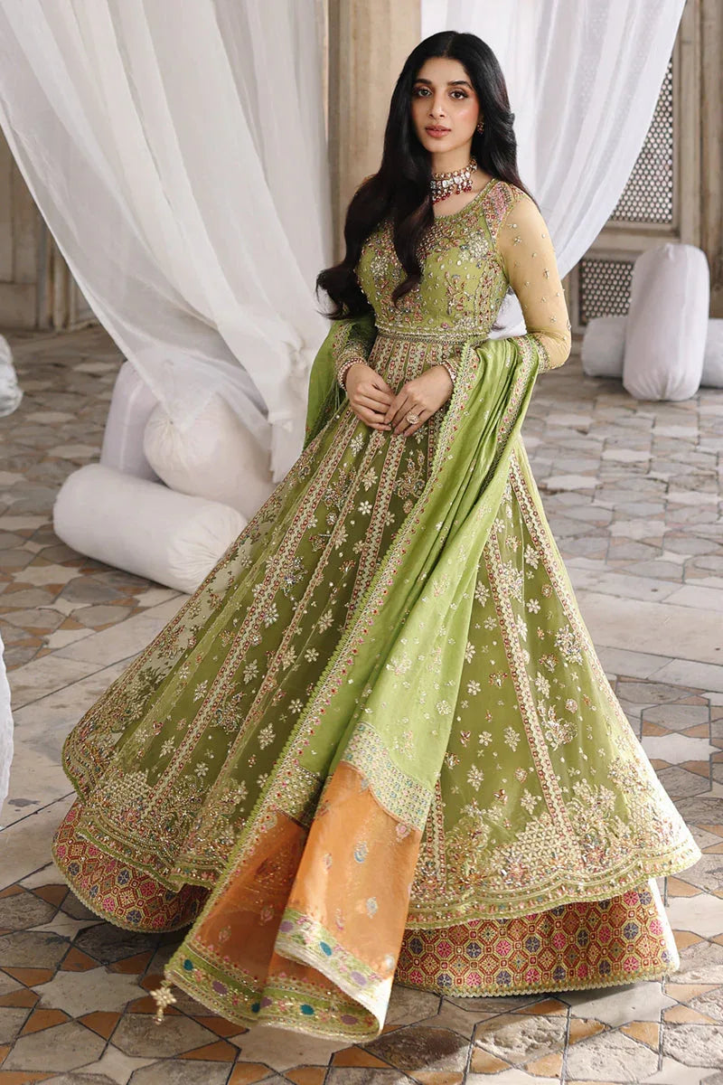 Qalamkar | Shadmaani Formals 25 | RH-03 GULNARA - Aqsa Fabrics