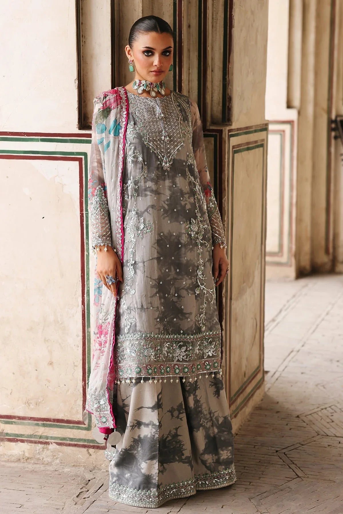 Charizma | Vasal Chiffon 25 | VSL25-27 F - Aqsa Fabrics