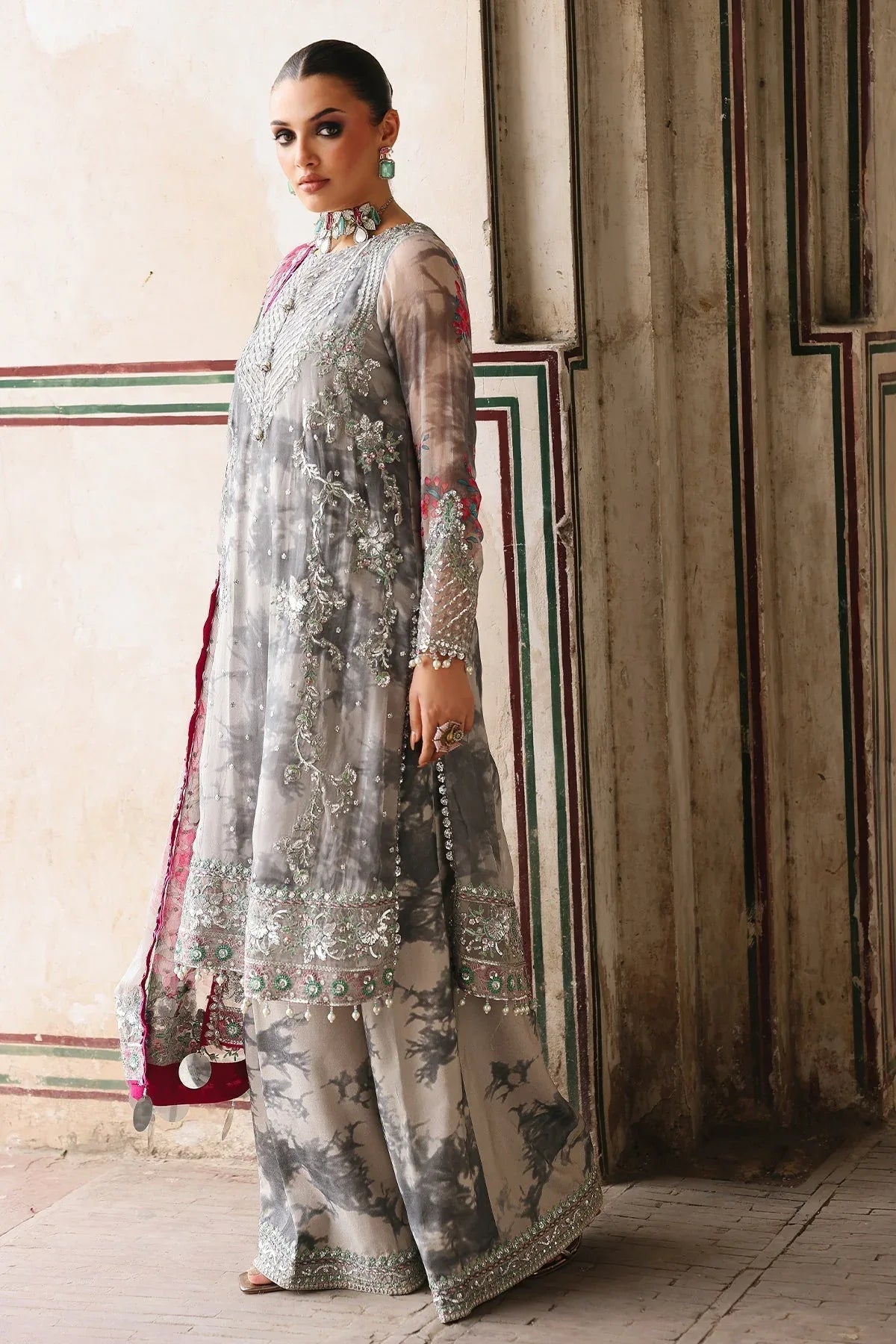 Charizma | Vasal Chiffon 25 | VSL25-27 F - Aqsa Fabrics