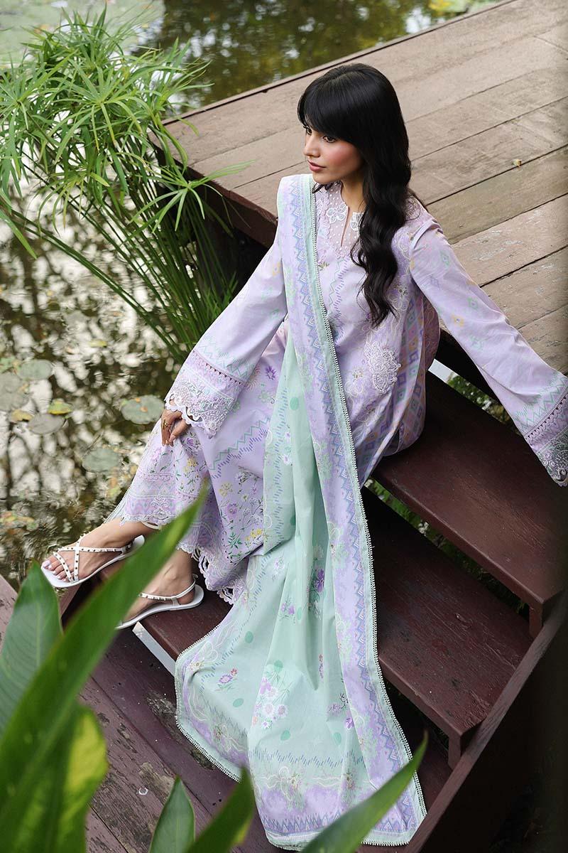 Qalamkar | Q Prints 26 | AX-03 (B) FIONA - Aqsa Fabrics
