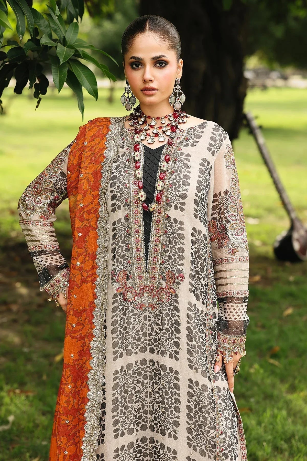Charizma | Vasal Chiffon 25 | SL25-30 E - Aqsa Fabrics