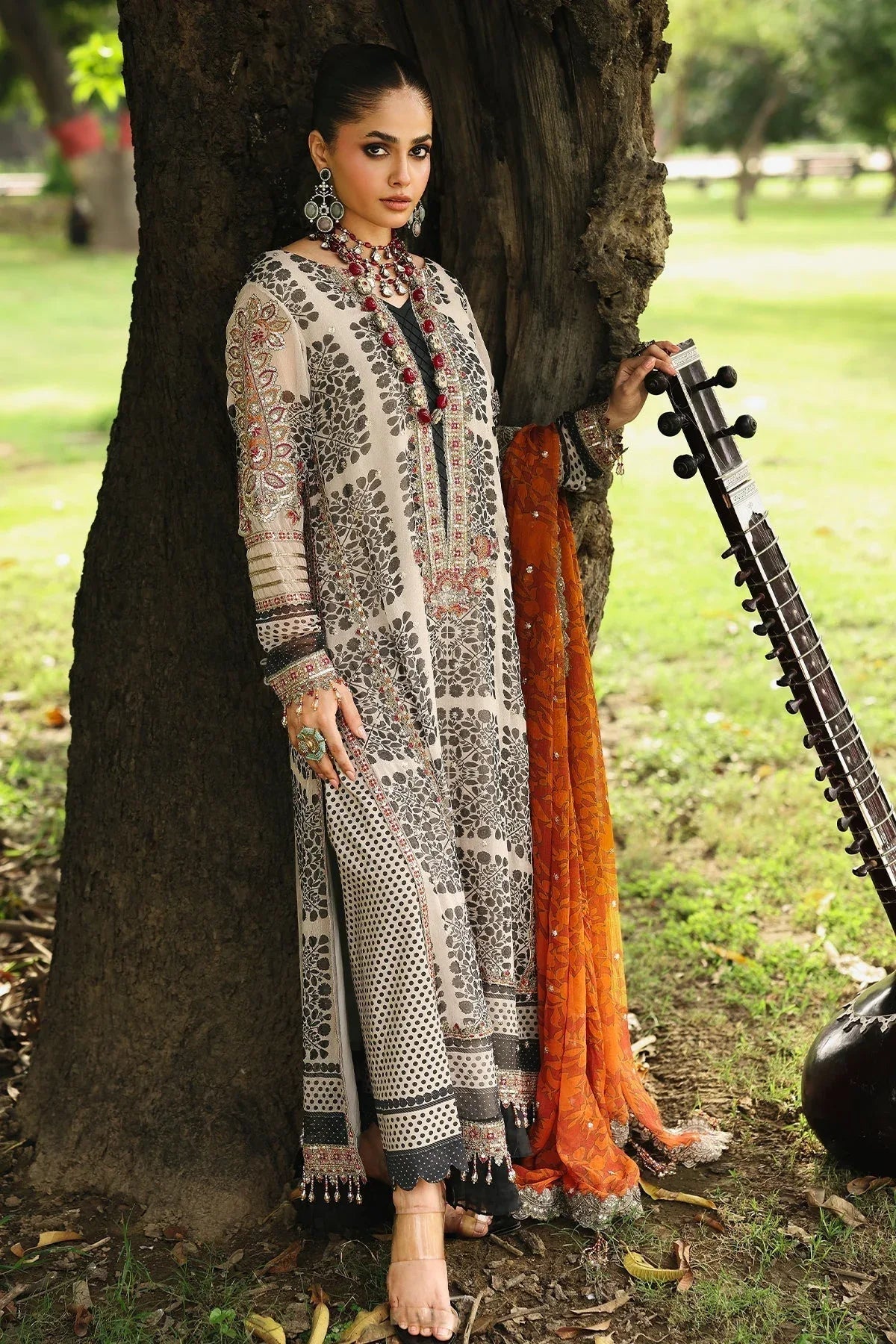 Charizma | Vasal Chiffon 25 | SL25-30 E - Aqsa Fabrics