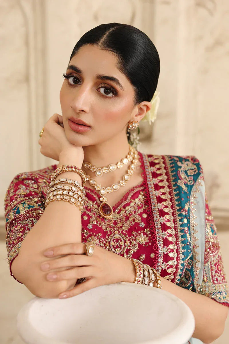 Qalamkar | Shadmaani Formals 25 | RH-08 LAYLA - Aqsa Fabrics