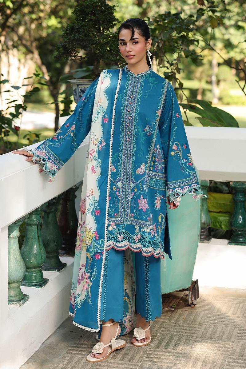 Qalamkar | Q Prints 26 | AX-05 (B) CAIRE - Aqsa Fabrics
