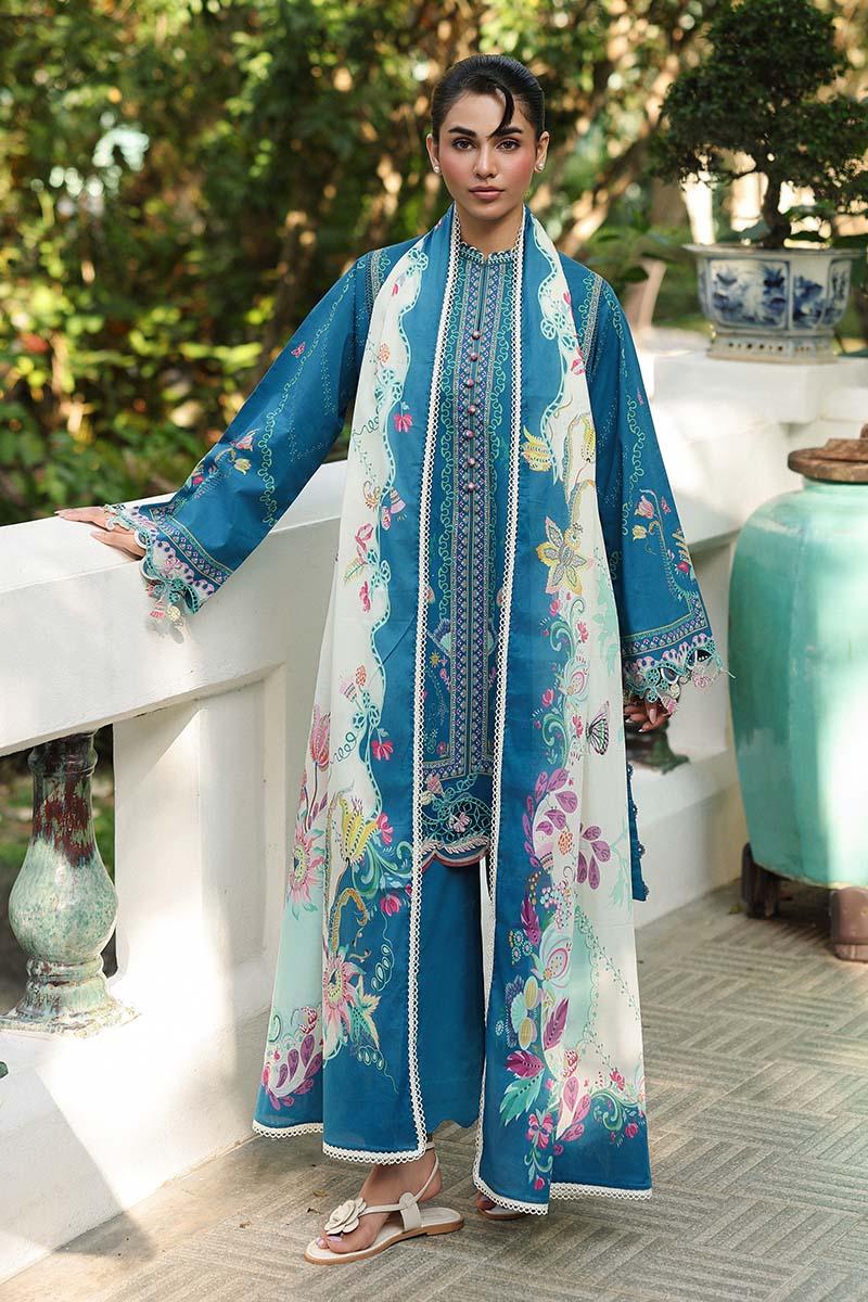 Qalamkar | Q Prints 26 | AX-05 (B) CAIRE - Aqsa Fabrics
