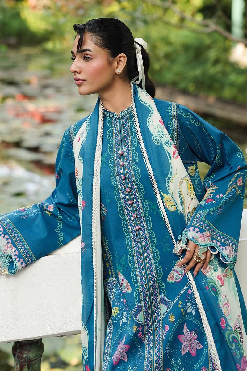 Qalamkar | Q Prints 26 | AX-05 (B) CAIRE - Aqsa Fabrics