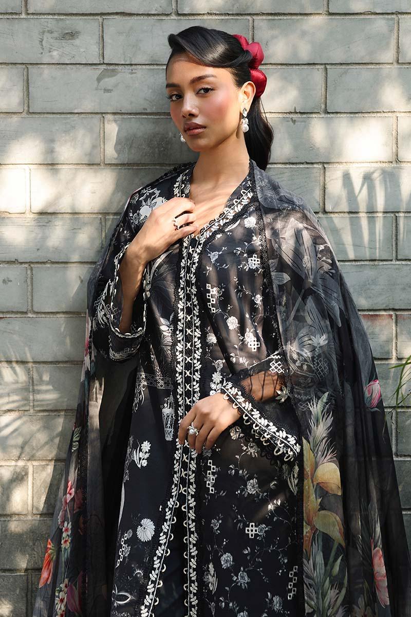 Qalamkar | Q Prints 26 | AX-08 (B) EAVAN - Aqsa Fabrics